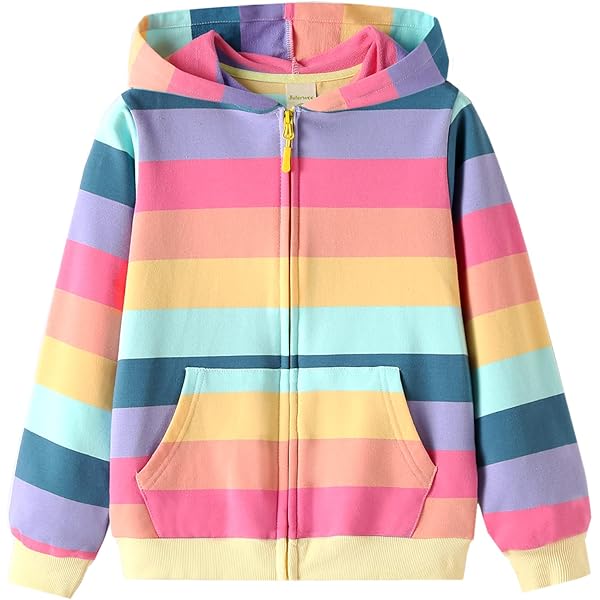 Amazon.com: Kenzo Girl's Zip-Up Hoodie, Gradient All Over