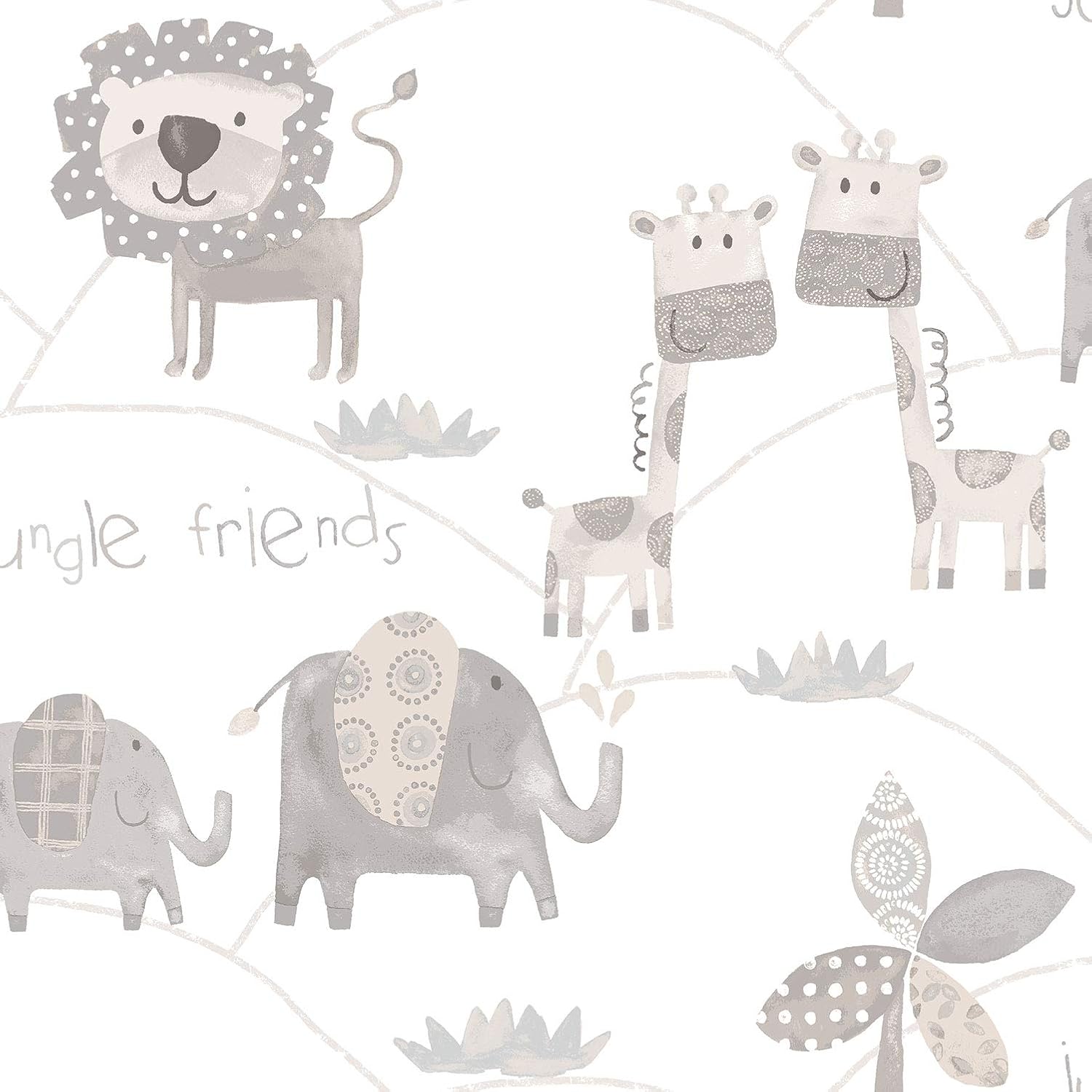 Galerie G56505 Just 4 Kids 2 Wallpaper, Grey