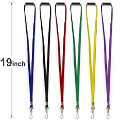 Ollain 25 Pack Breakaway Lanyard with J-Hook Bulk