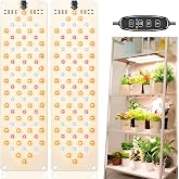 Grow Lights for Indoor Plants,Ultra-Thin Panel Grow Lamp,158LEDs Full Spectrum Grow Lights for Under Cabinet Plant, Grow Lamp
