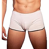 DTODWW Mens Satin Luster Boxer Shorts Solid Briefs Stylish & Smooth Comfortable Underwear for Men Underwear Daily Vacation