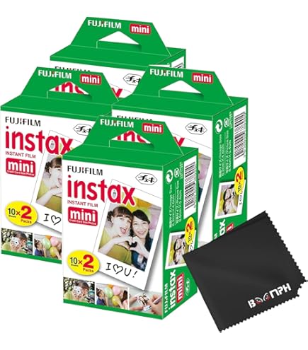 Amazon.com : Fujifilm INSTAX Mini Instant Film (White) for