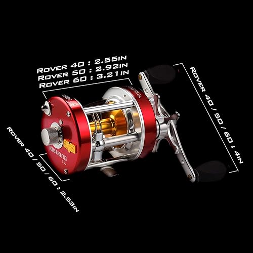KastKing Rover Round Baitcasting Fishing Reel, Perfect