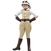 Boys Safari Hunter Adventure Costume - Vest, Jodhpur Pants, Elastic Waistband, 100% Polyester