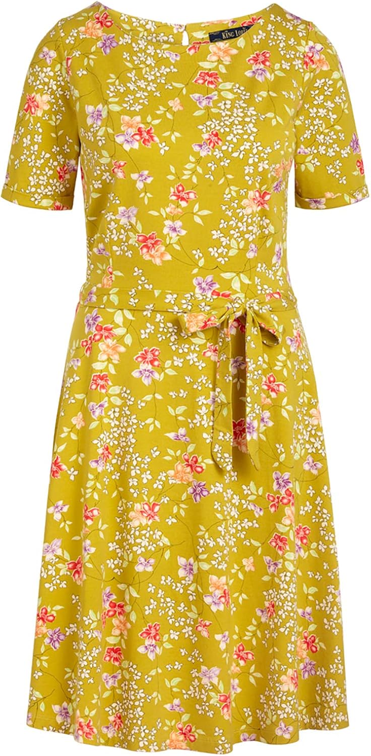 King Louie Damen Kleid Betty Dress Mariposa: Amazon.de: Bekleidung