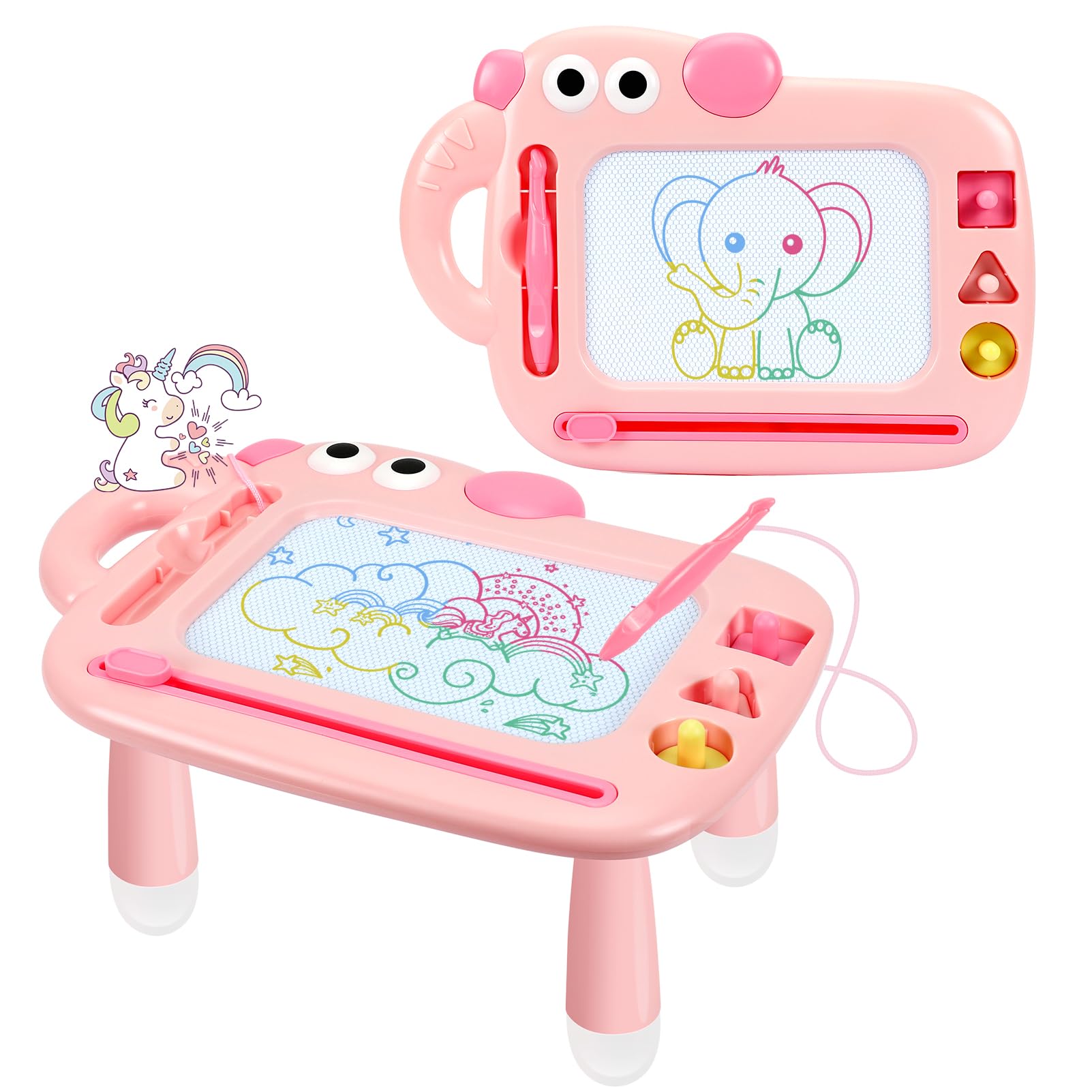 Photo 1 of Toddler Girl Toys Age 1-2, Magnetic Drawing Board, Erasable Doodle Board Pad for Kids, Baby Early Learning Toys for 1 2 3 Year Old Girls, First Christmas New Year Birthday Gifts for Girls Boys