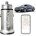 Surponzin Car Anti-Loss Device with Charging Port - Real-Time Location Tracking, Compatible with Apple Find My (iOS Only)-Sliver (Sliver)