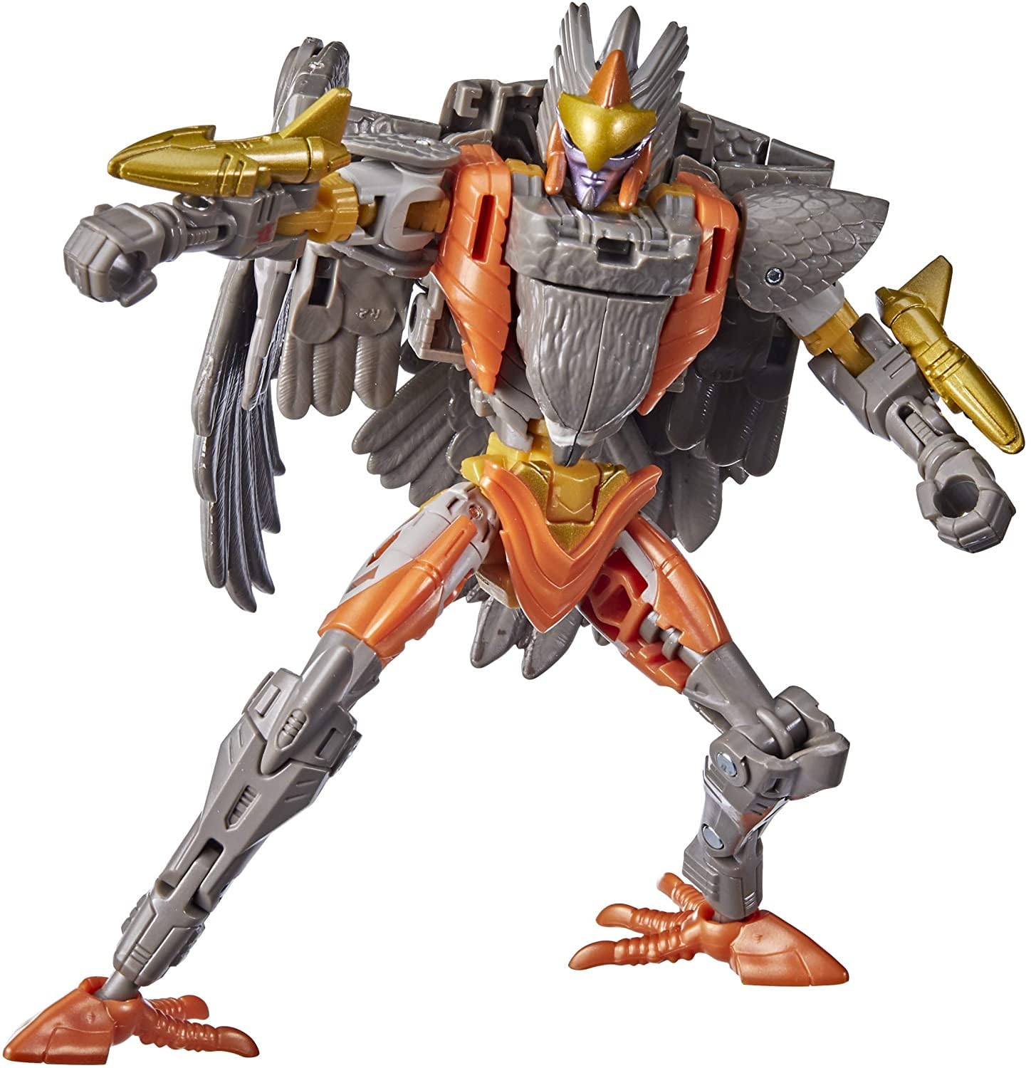 Transformers Toys Generations War for Cybertron: Kingdom Deluxe WFC-K14 Airazor Action Figure - Kids Ages 8 and Up, 14 CM