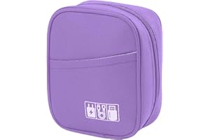 JINSI Portable Electronics Travel Organizer Cable Organizer Bag for Charger, Cords, Cables, Power Bank, Earphones, Pouch Tech