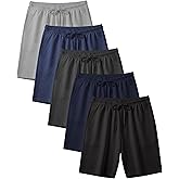 Andrew Scott Men's French Terry Drawstring Shorts|Casual|Lounge | Sweat | Workout | Multi Packs Colors