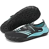 Mishansha Womens Mens Water Swim Shoes Wide Toe Box Barefoot Shoes US Size 5.5-13.5 Women / 3-11.5 Men