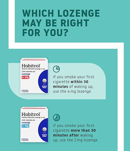 HABITROL NICOTINE LOZENGES – 4 MG, ORIGINAL FLAVOR, 135 COUNT – NICOTINE LOZENGE TO REDUCE CRAVINGS & HELP QUIT SMOKING