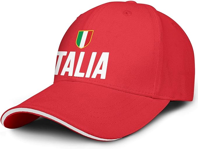 Unisex Snapback ItalianFlagItalySouvenirGiftLove Baseball Hat Custom Caps at Amazon Men’s
