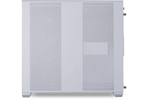 LIAN LI Lian-Li O11 AIR Mini Tempered Glass E-ATX Tower Computer Case, White