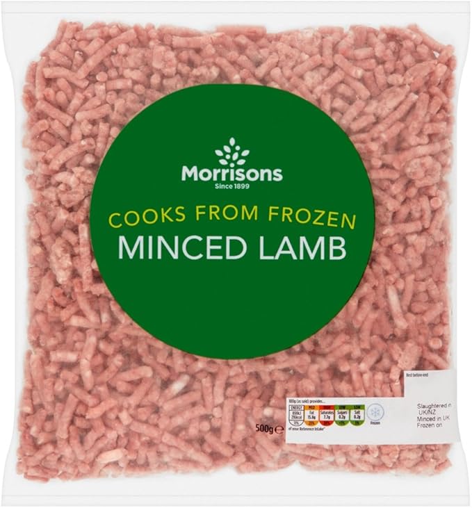 Morrisons Minced Lamb, 500g (Frozen) Amazon.co.uk Grocery
