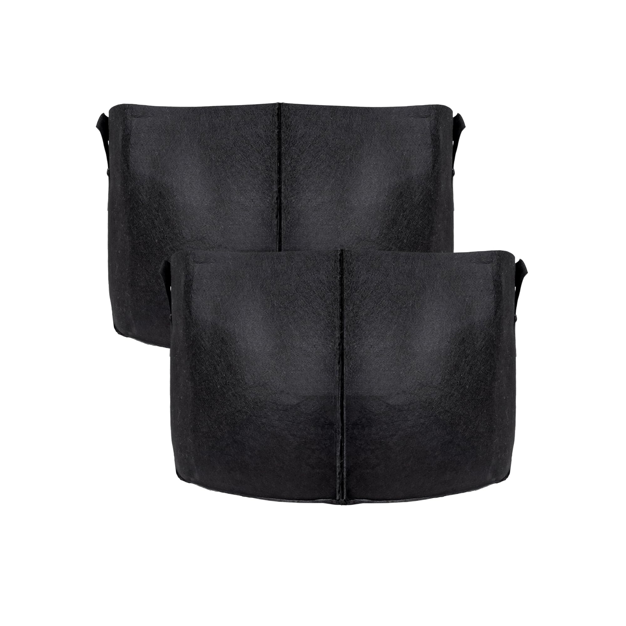 INTIRILIFE 2x planting bag made of fleece fabric 38 litre -10 gallon 40 x 30 cm - plant pot with carrying handles for garden, greenhouse - planter planter planter bag plant bag potato bag