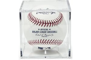 THE ORIGINAL BALLQUBE BallQube Baseball Display Case Autographed Baseball Case for Display UV Protected Baseball Cube Display Memorabilia Baseball Display Case Square Clear Sports Baseball Display Case Holder