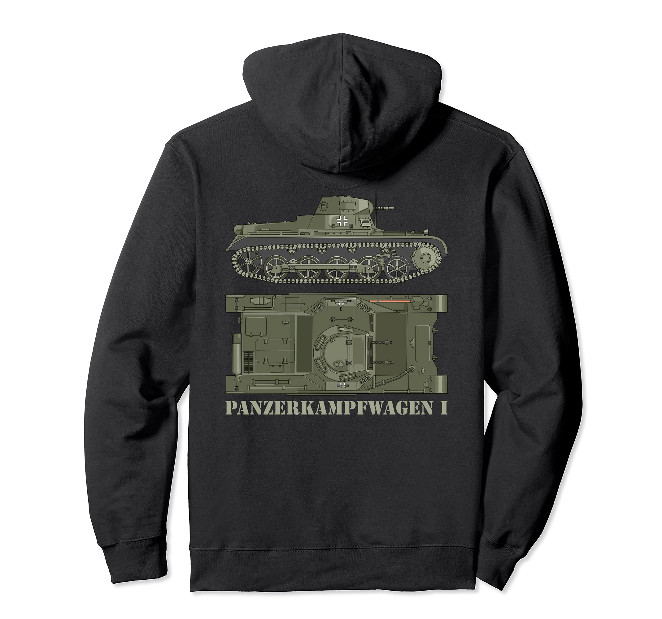 Panzer I German WW2 Tank Germany Tanks Panzerkampfwagen 1 Pullover Hoodie