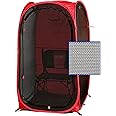 WeatherPod® The Original Shark Tank MyPod™ Mesh Small 1 Person Pop-Up Screen Pod - Keeps Out Bugs, Mosquitos, and Harmful UV Rays - UPF 50 for Maximum Protection from The Sun - (Red)