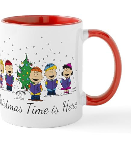 Amazon.com: DaySpring - Peanuts - Christmastime is Here Ceramic