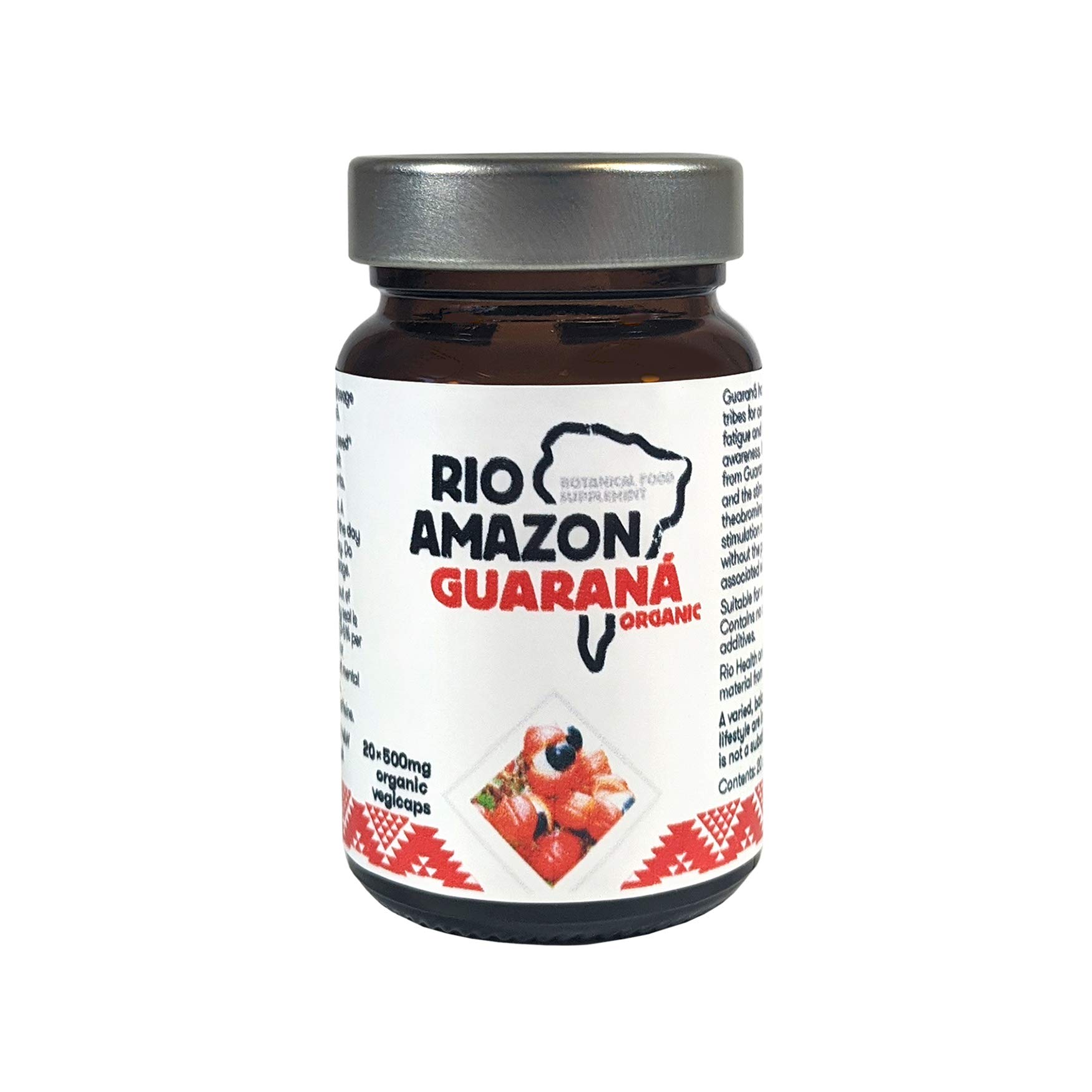 GoGo Organic Guaran? 500mg 20 vcaps-2 Pack