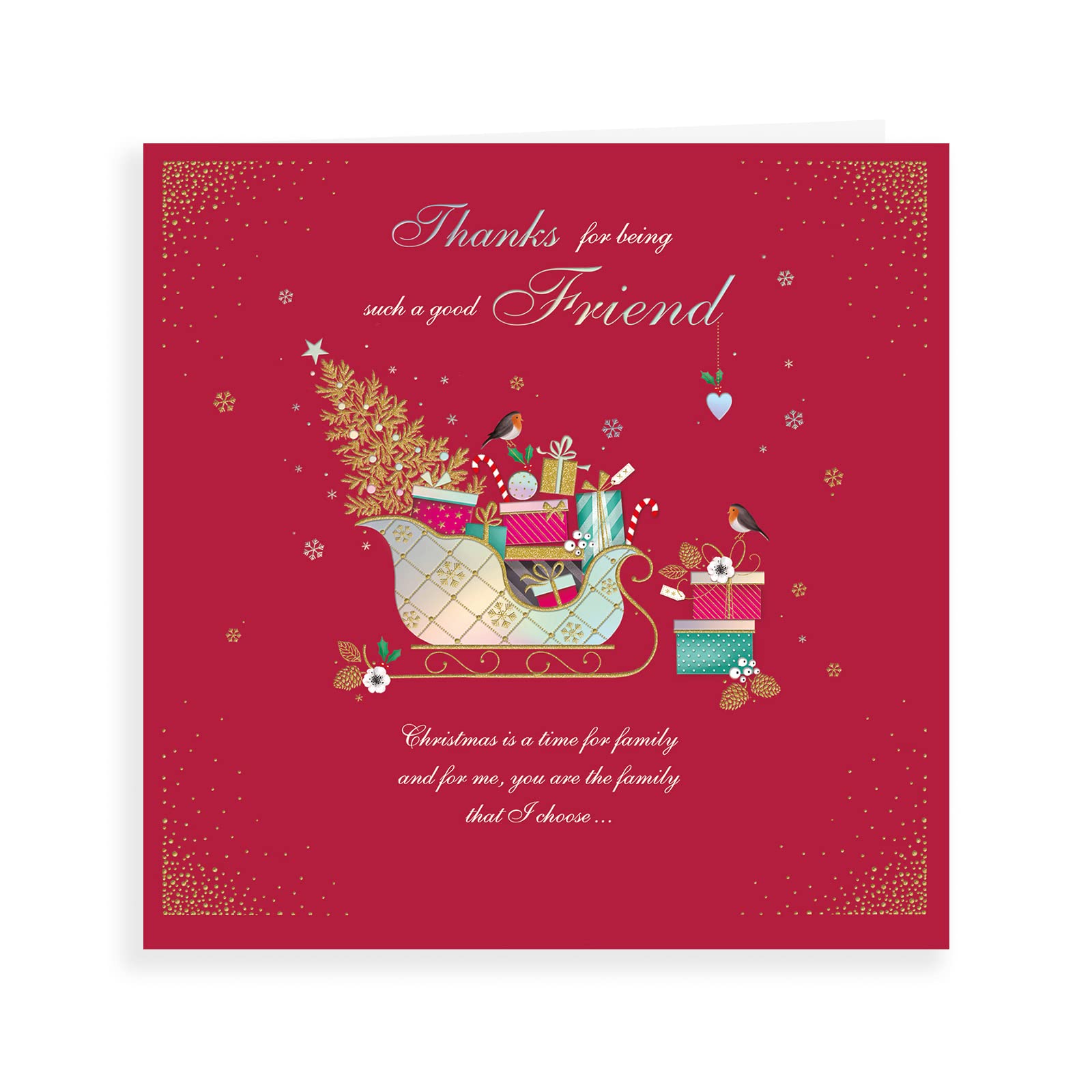 Regal Publishing Classic Christmas Card Friend - 223 mm sq