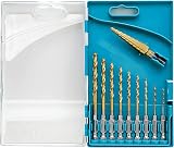 YOKOCUT HSS Hex Shank Drill Bit Set Titanium 1.5-5mm Quick Change + Step Bit view 8