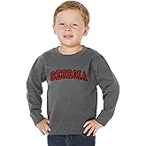 Little King NCAA Toddler Boys and Girls Crewneck Sweatshirt With Twill Letters-Dark Gray 2T 3T 4T 5T