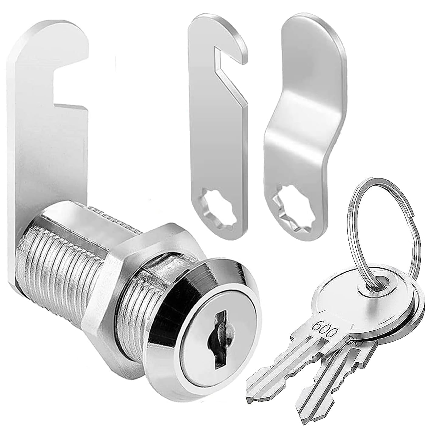 Litensh 35mm Mailbox Letterbox Cabinet Cam Lock with Key Alike, Postbox Toolbox Locks Drawers Dresser Cupboard Door Furniture Locker Lock — image 1