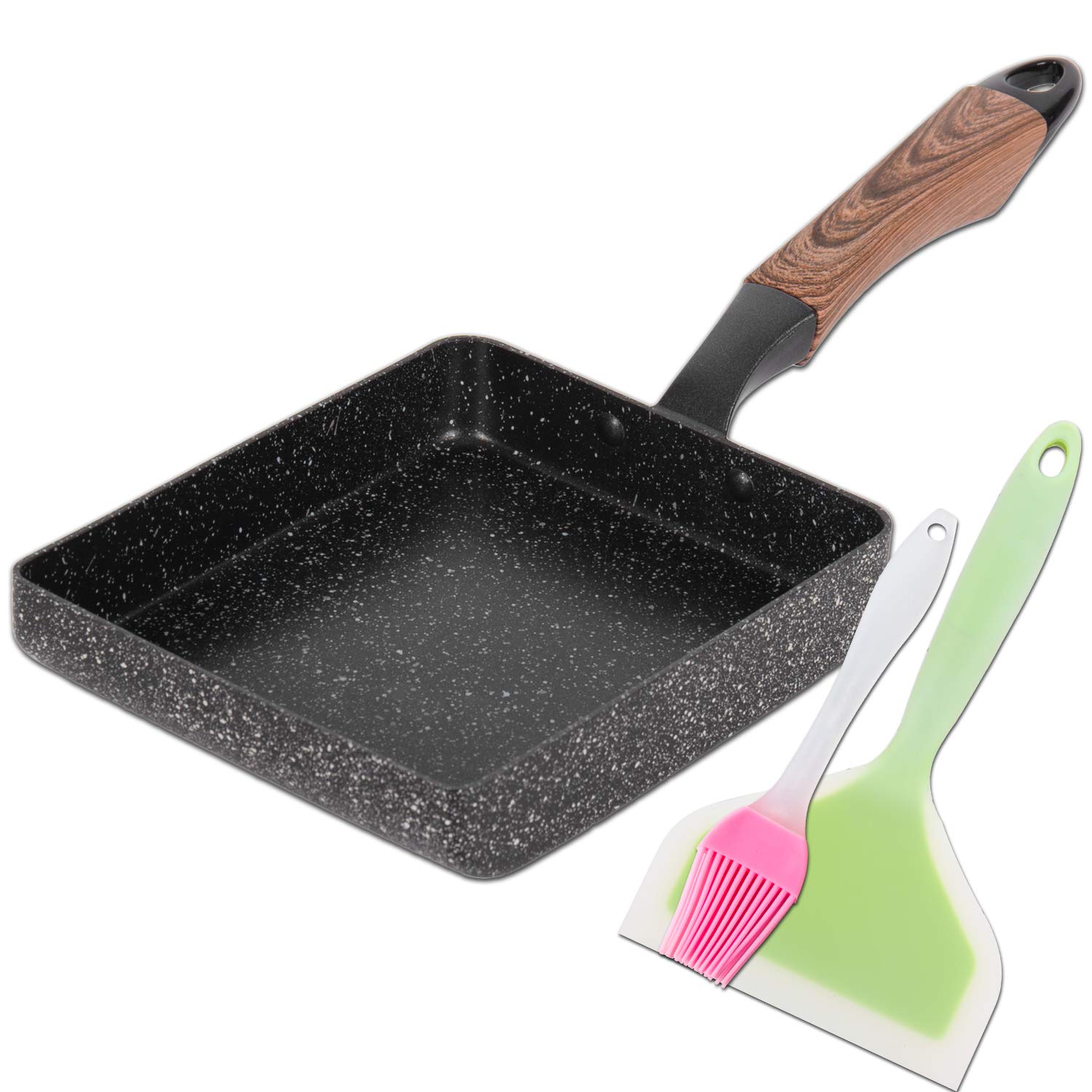 Buy ROCKURWOK Nonstick Tamagoyaki Pan, 7in x 6in Japanese Omelette Pan