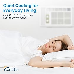 Senville 6,000 BTU Window Air Conditioner, Cools Up