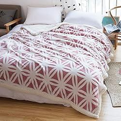LOMAO Sherpa Fleece Blanket Fuzzy Soft Throw