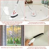 Thboxes 3 in 1 Shower Cleaning Brush 52in Extendable Scrubber with 3 Heads view 5