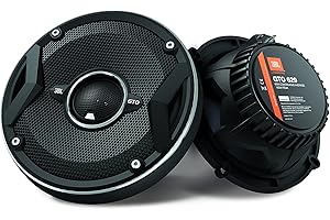 JBL GTO629 6.5/'' GTO 2-Way 360 Watts MAX Power Grand Touring Series Coaxial Car Audio Speakers Bundled with Alphasonik, GTO629+Alpha