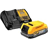 DEWALT 20V MAX* Starter Kit with POWERSTACK Compact Battery and Charger (DCBP034C)
