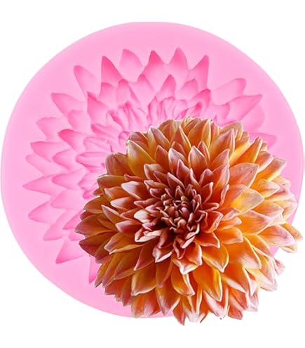 Molde De Silicona De Flores De Margarita, 2 Moldes De Fondant De