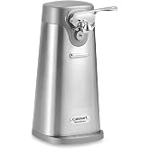 Cuisinart SCO-60 Deluxe Electric Can Opener, Quality-Engineered Motor System Allows you to Open Any Size Can, Stainless Steel