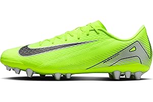 Nike Mercurial Vapor 16 Academy AG Low-Top Soccer Cleats (FQ8364-700, Volt/Black)