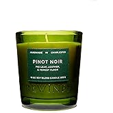 Rewined-Pinot Noir Scented Candles(10oz)- Notes of Fig Leaf, Leather, and Forest Floor, Nontoxic Candles