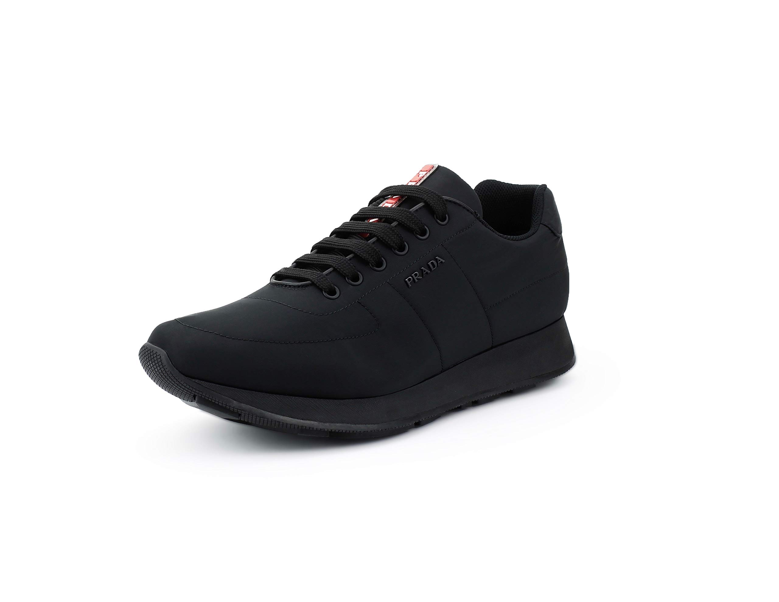 Prada Mens Nylon Piuma Trainer Sneakers Nero Black 4e3355 - Main Image