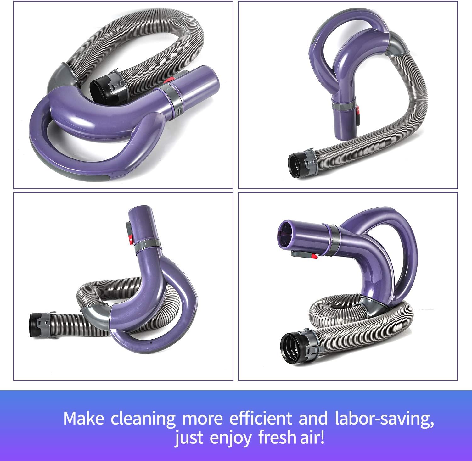 LesinaVac Replacement Hose Handle Compatible with Shark Navigator NV350,NV351,NV352,NV355, NV356, NV357 and UV440 Vacuums Cleaner Replace Parts No 113FFJ - Light(1 Pack): Home & Kitchen