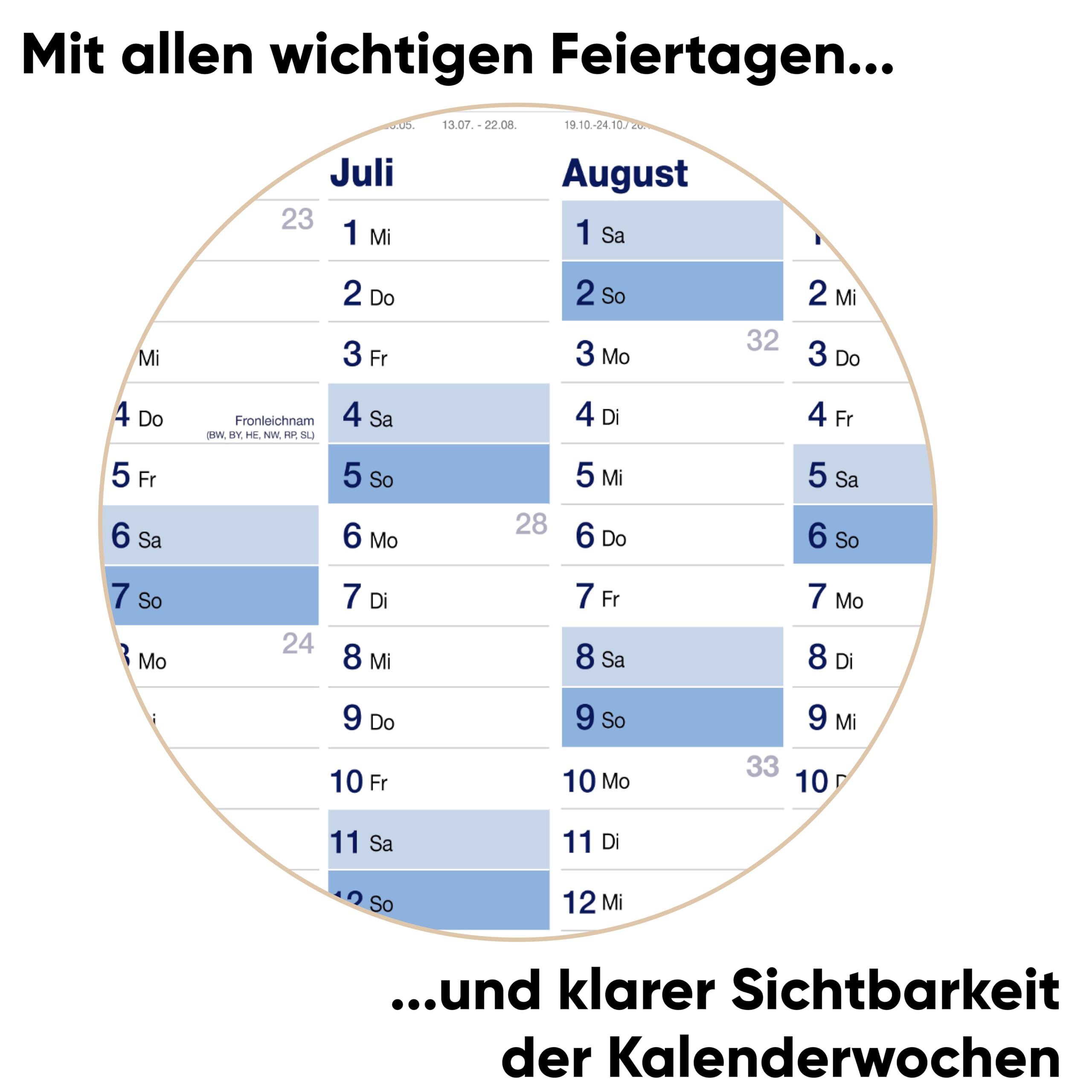 UNITURE® Wandkalender 2026 XXL – Großer Jahresplaner & Terminplaner für Büro, Schule & Familie | Übersichtlicher Jahreskalender 2026 I Wandkalender 2026 groß gefalzt I Calendar 66 x 96 cm 4