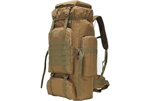 W WINTMING Hiking Backpack for Men 70L/100L Camping Backpack Military Rucksack Molle 3 Days Assault Pack for Climbing
