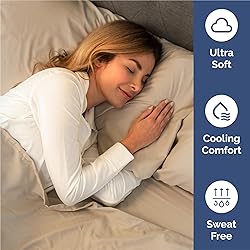 King Size 4 Piece Sheet Set - Comfy Breathable