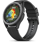 Voice Caddie T11 LT GPS Golf Watch LCD Display with Green Undulation No Monthly Subscription Slope Mode 40K+ Preinstalled Courses, Course View, Practice Tempo Mode, Putt View 1.2" Color Touchscreen