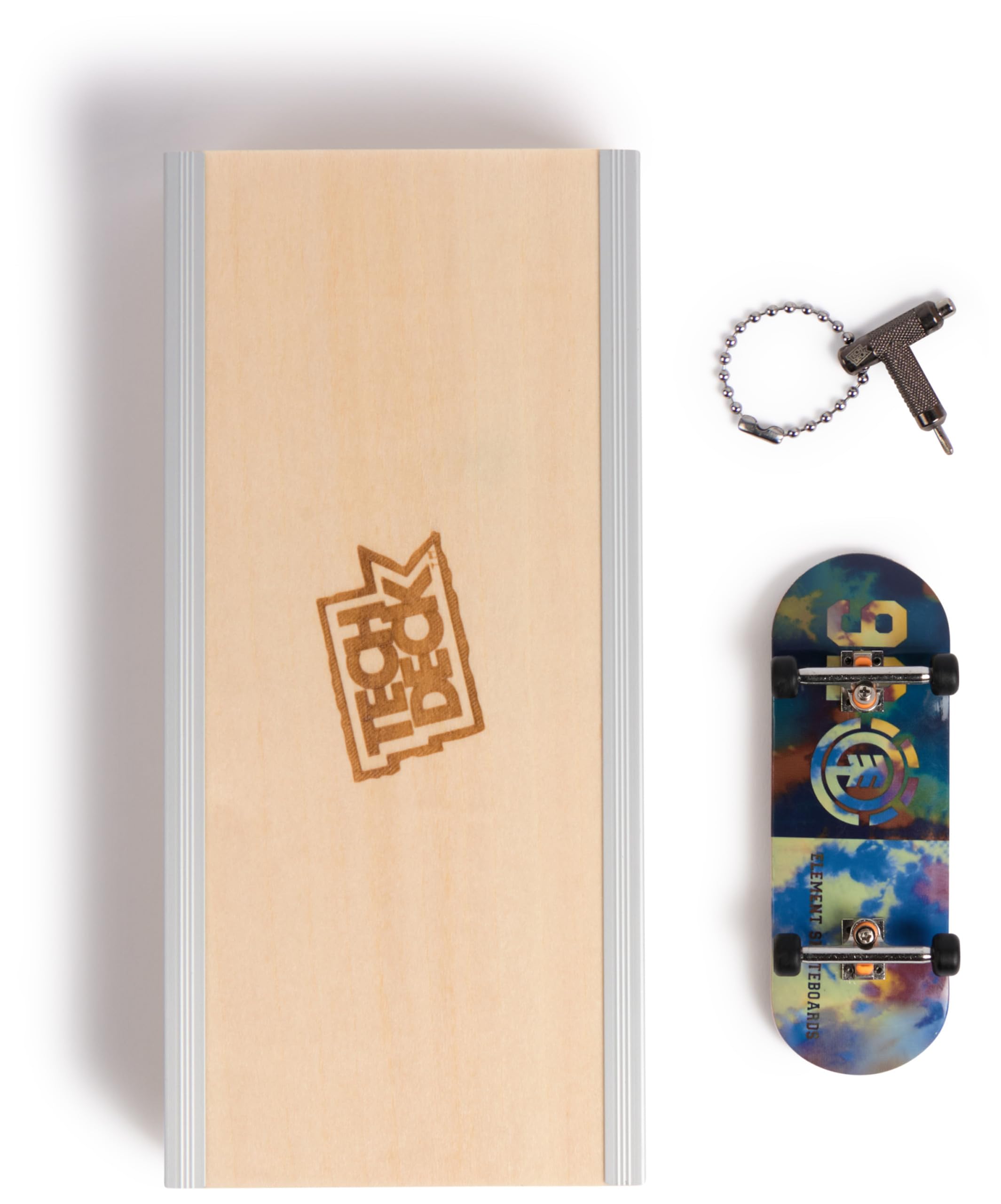 TECH DECK Element Pro Series Finger Board with Storage Display, Built for Pros; Authentic Mini Skateboards, Kids Toys for Ages 6 and up