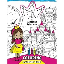 Ella the Restless Princess: Coloring & Activity Book for Children ...