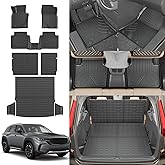 Rongtaod Floor Mats Compatible with 2023 2024 2025 2026 Mazda CX50 Cargo Mat Cargo Liner Trunk Mat Trunk Liner Back Seat Cover Protector CX-50 Accessories (Floor Mats+Trunk Mat+Backrest Mats)