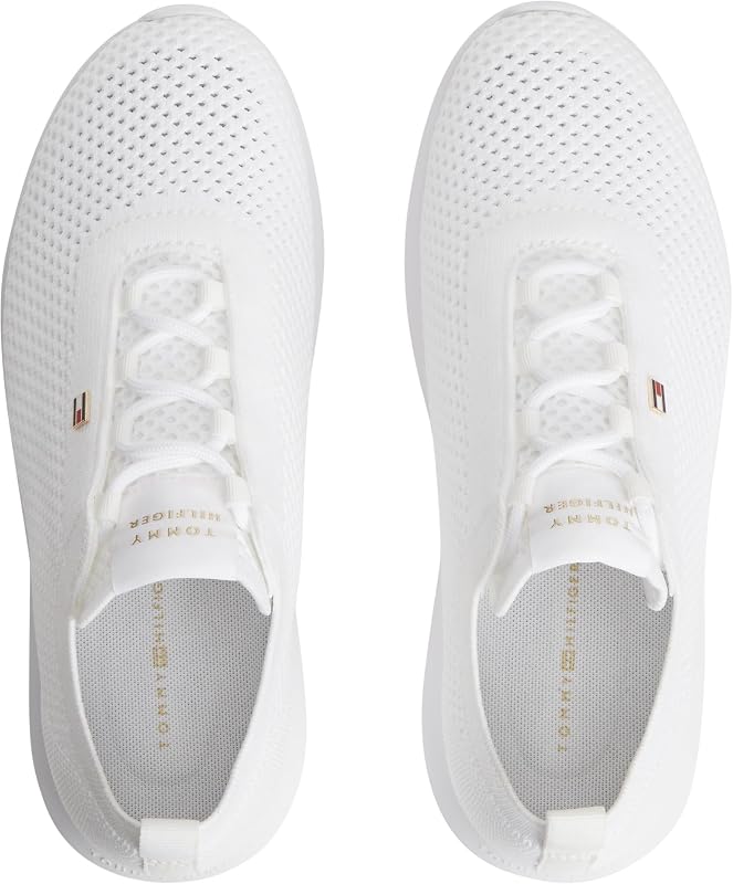 Femmes Th Knit Runner FW0FW09408 Low Top, Blanc, 6