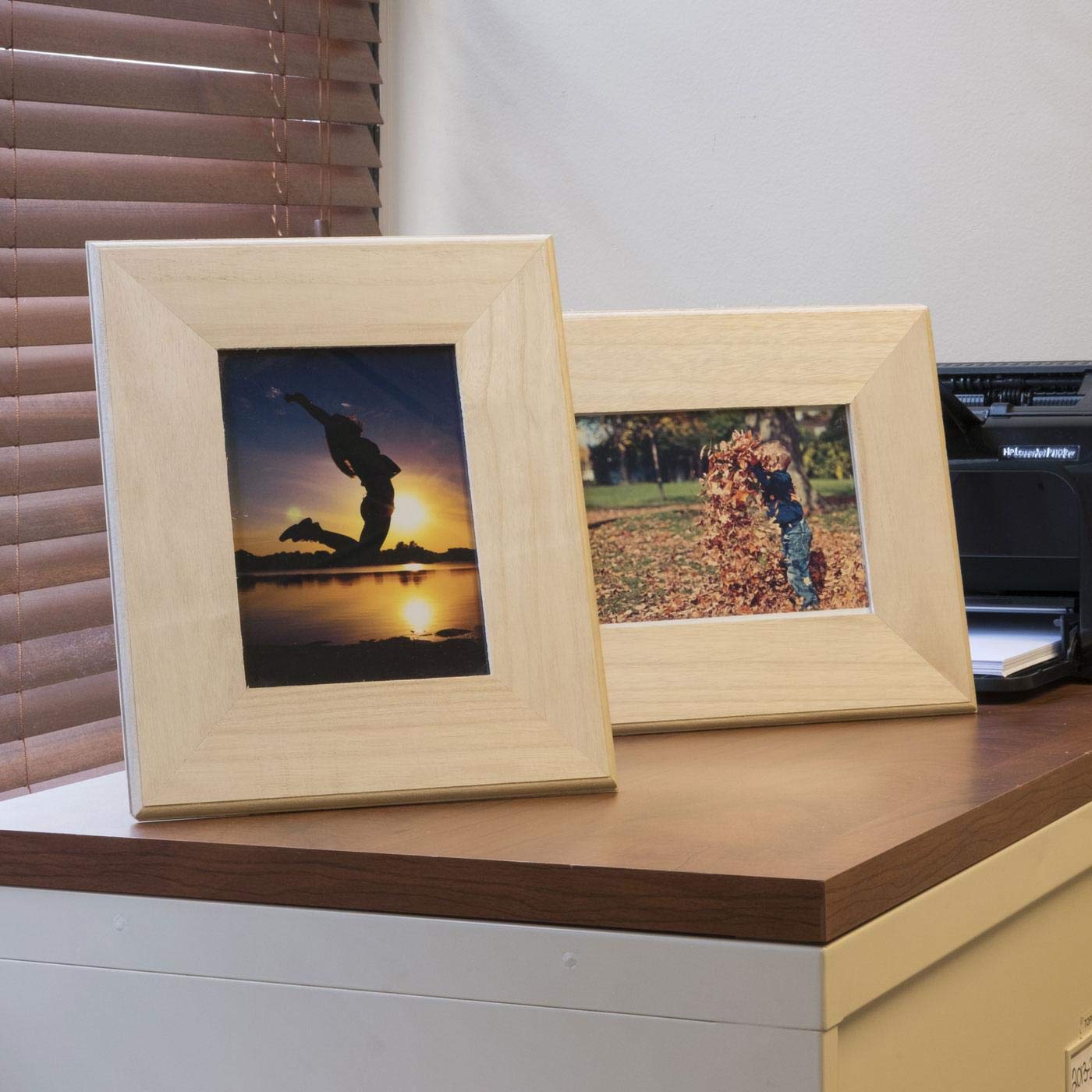 Unfinished Solid Wood Photo Picture Frames 5 by 7 Inches Ready To Paint